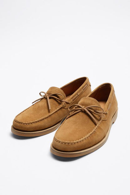 ZARA | LEATHER LOAFERS WITH TASSEL