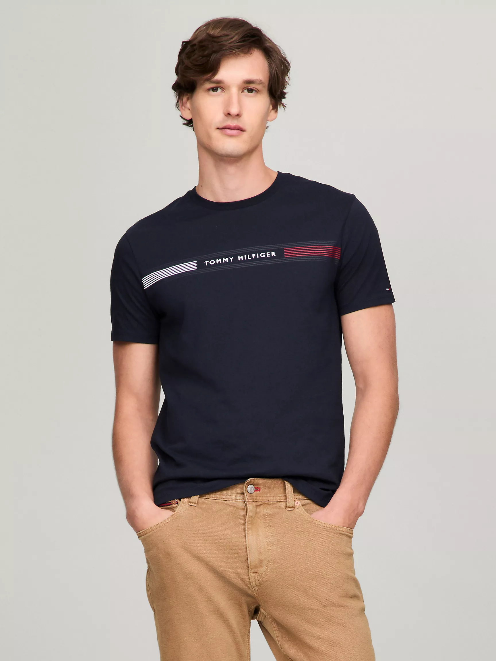 TOMMY HILFIGER | Tommy Stripe Graphic T-Shirt